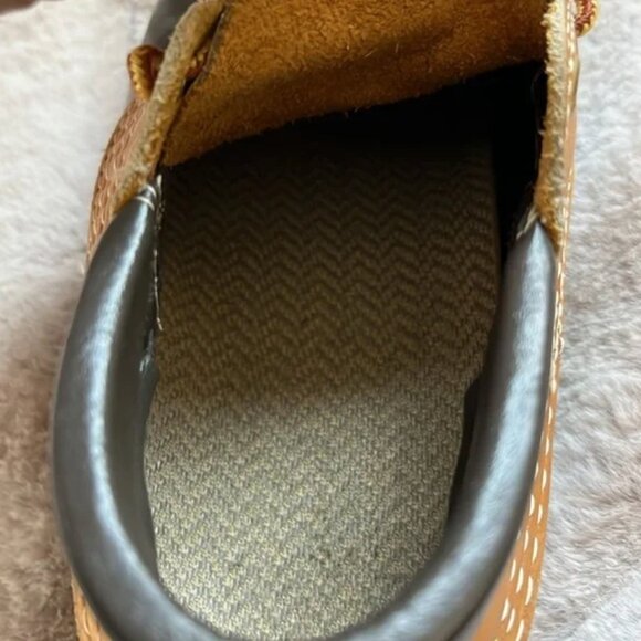 Vintage LL Bean Original Maine Hunting Shoe Leather Duck 3 Hole USA - Picture 4 of 11